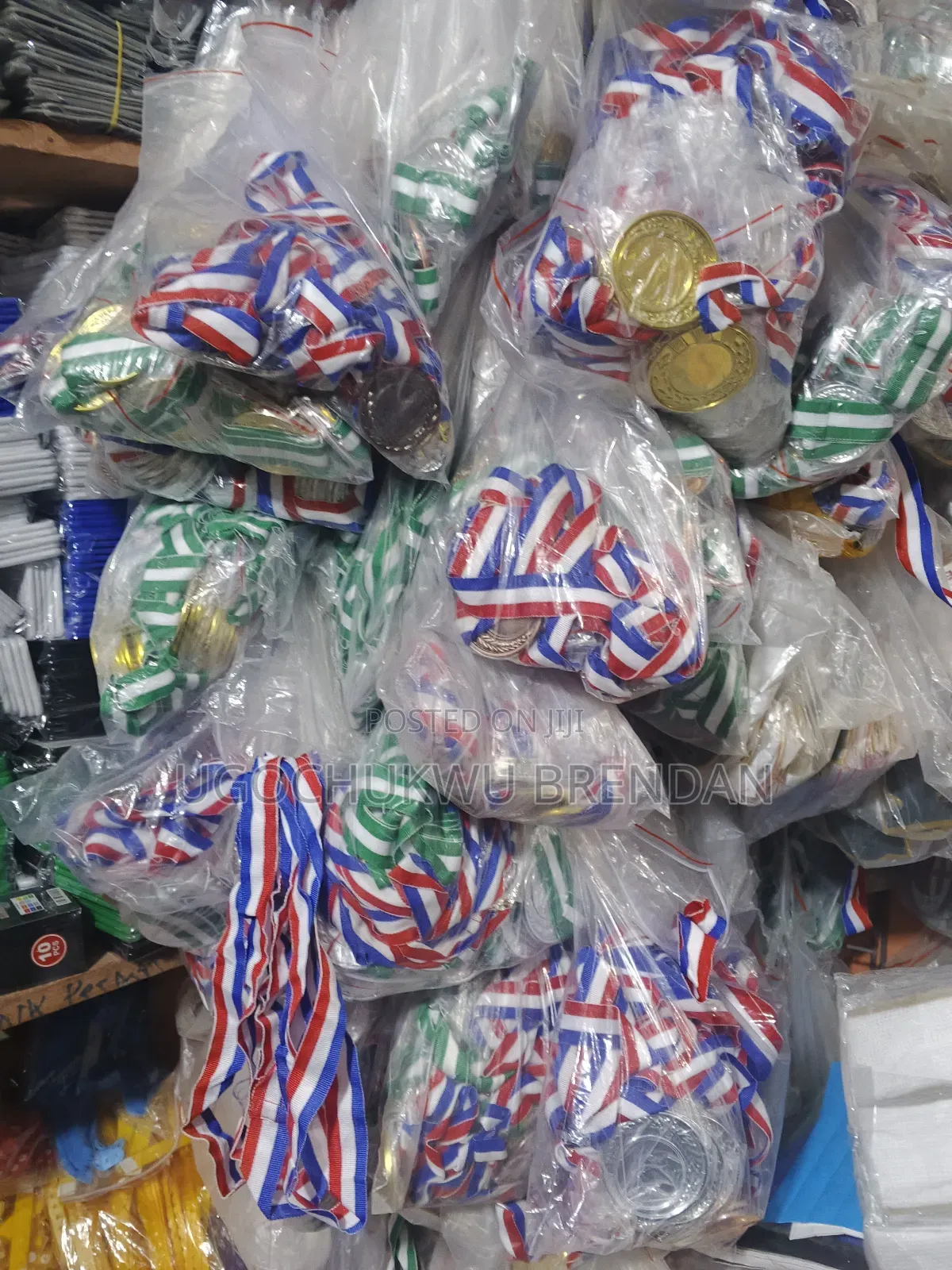 Sports Medals Gold, Silver and Bronze