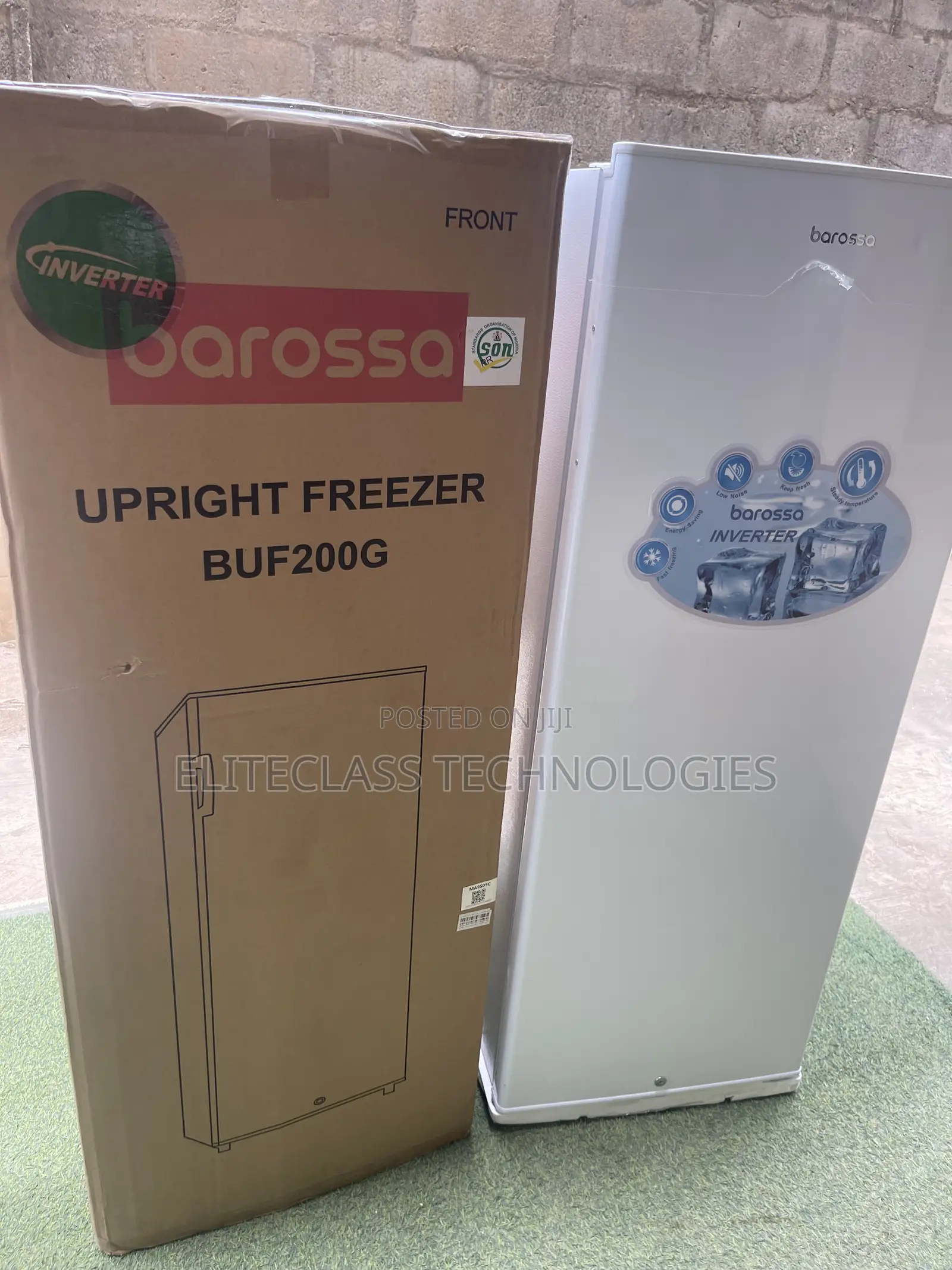 Barossa Buf200g 200l Inverter Upright Freezer