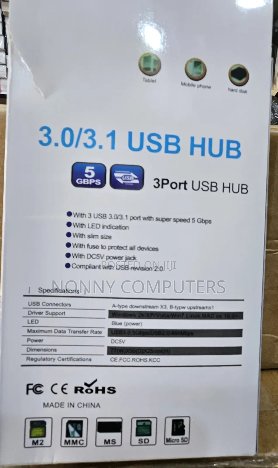 Hub 3.0/3.1 Plus Card Reader