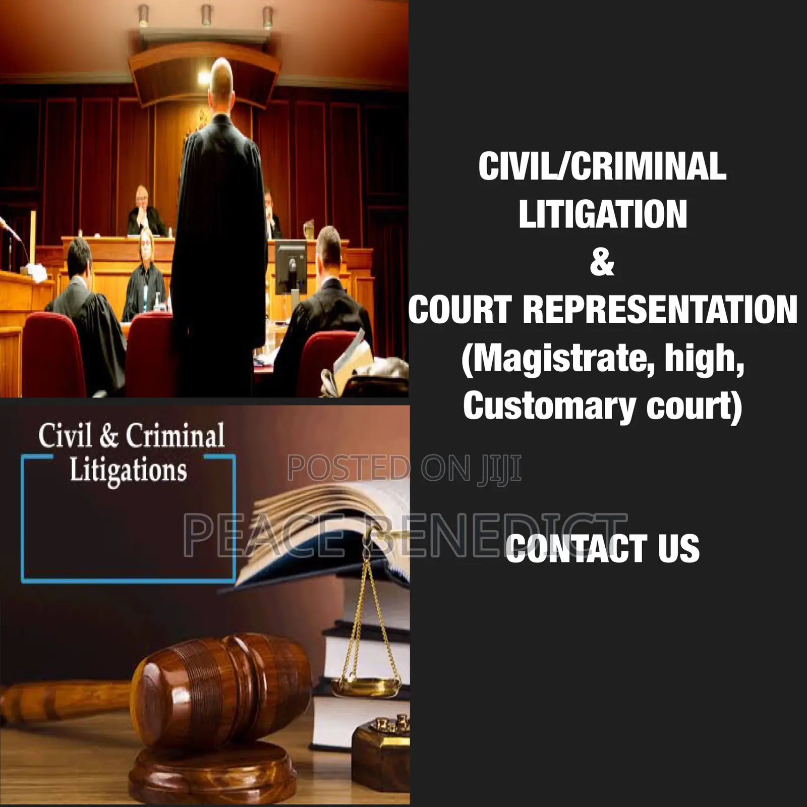 Civil and Criminal Court Representation