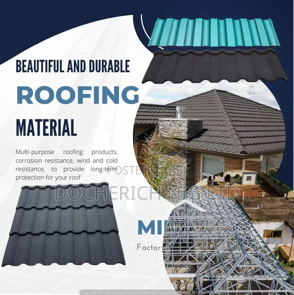 We Supply Long Span Stone Coated Roofing Sheet