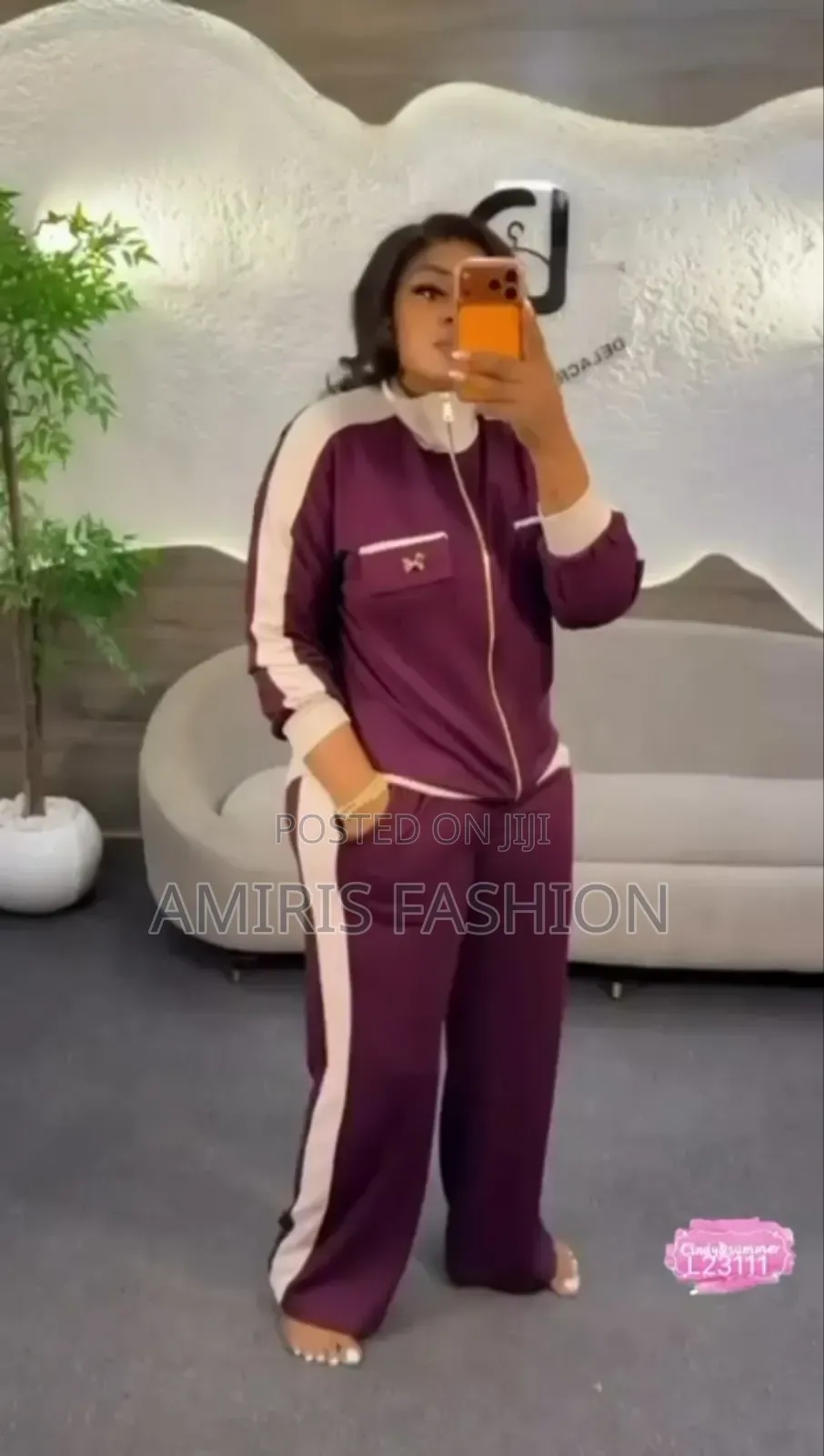 Long Sleeve Two-Piece Trousers
