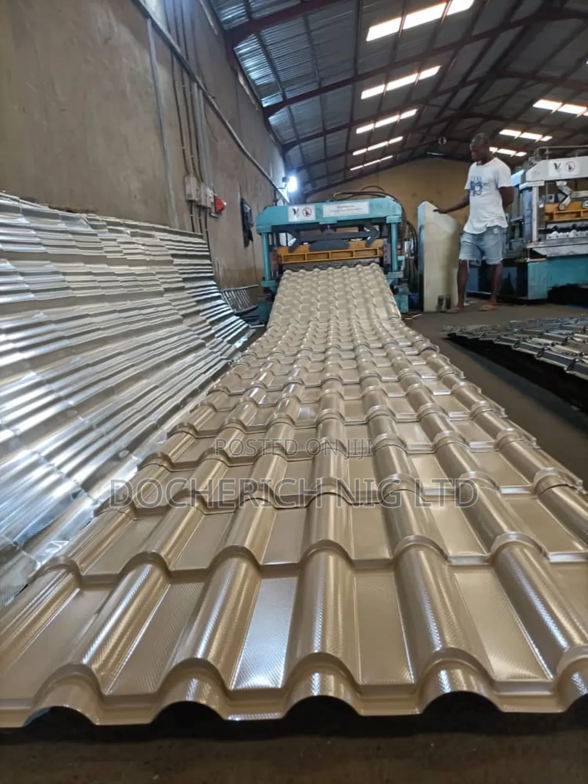 Docherich Quality Long Span Aluminum Roof Roofing 0.7mm