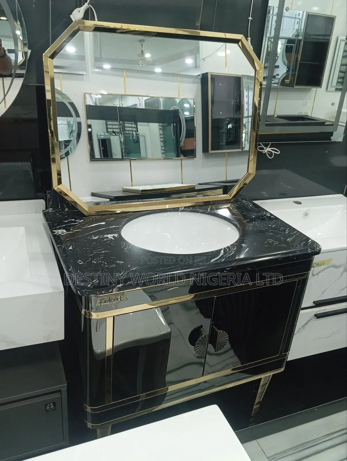 Dining Cabinet Basin With Mirror