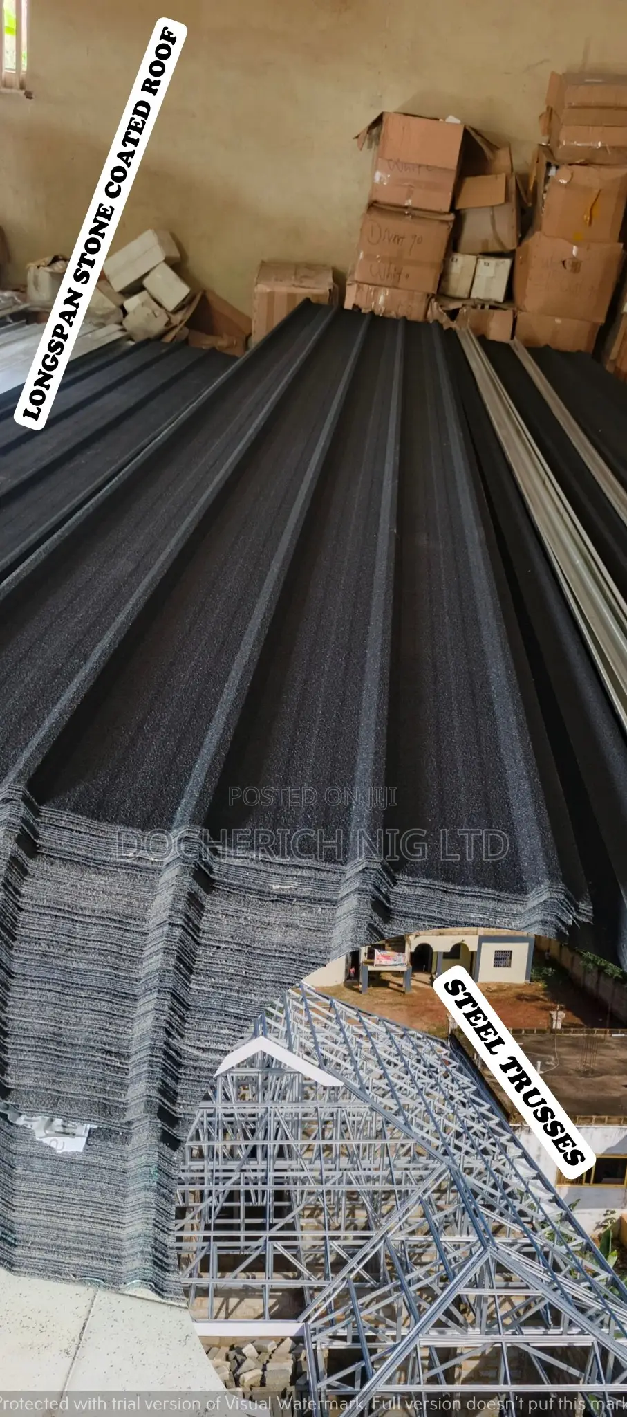 Long Span Stone Coated Roofing Tiles for Sale