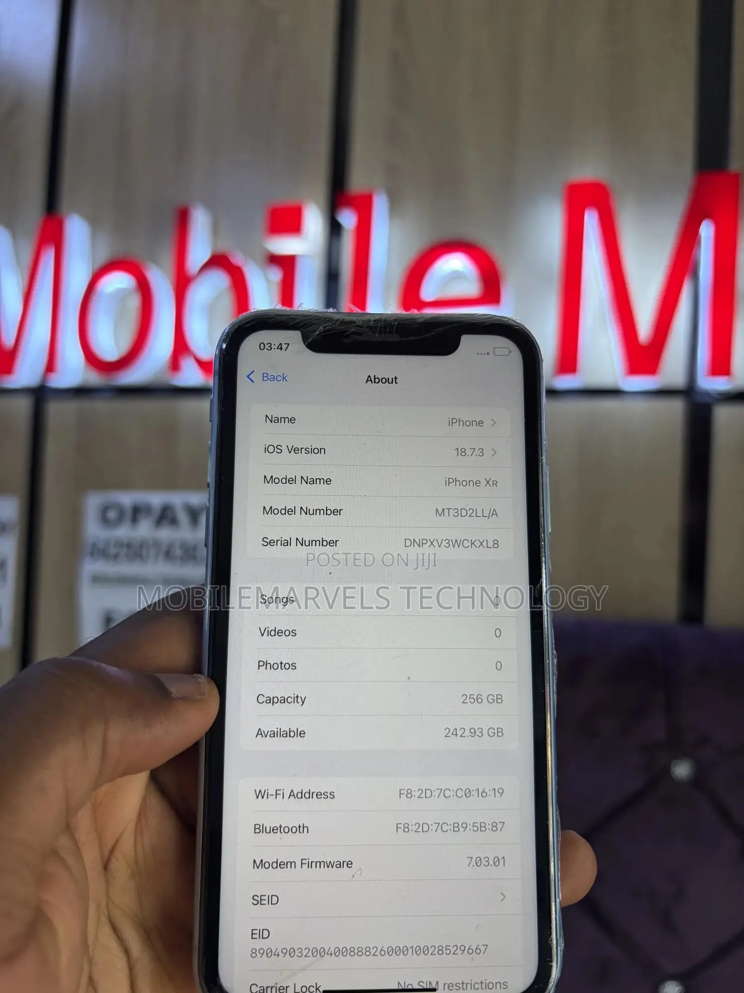 Apple iPhone XR 256 GB Blue