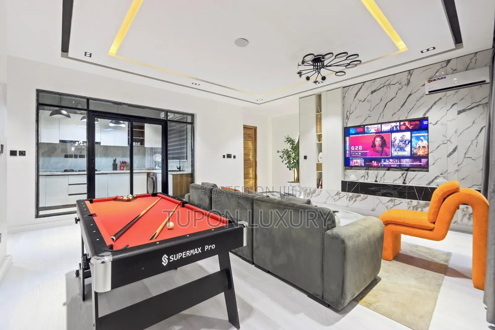 Cinematic 2bedroom Apartment With Pool,Gym,Snooker Board,Table Tennis