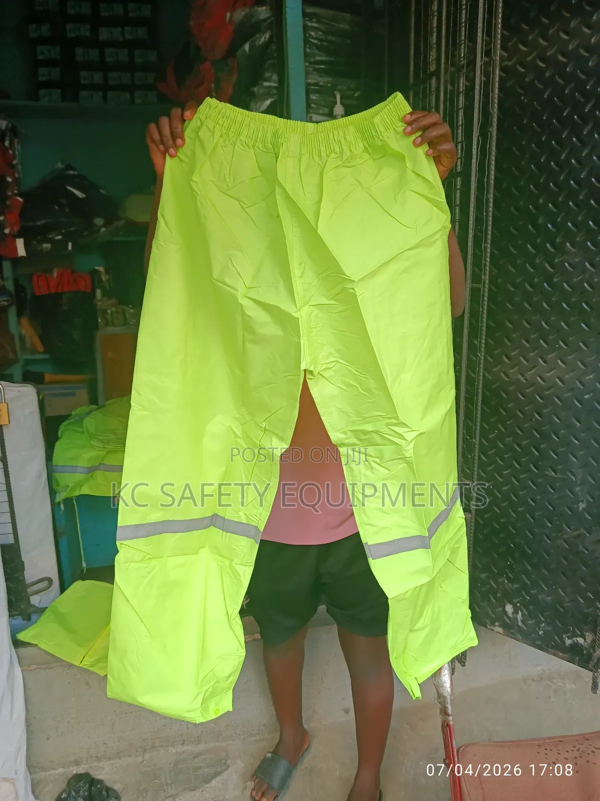 Lemon Reflective Raincoat