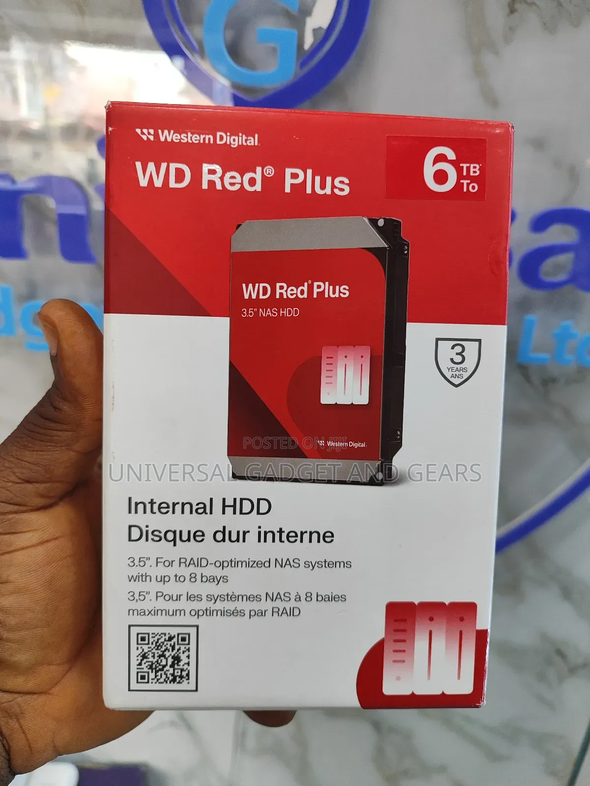 Wd Red Plus Internal Nas HDD 3.5" - 6tb