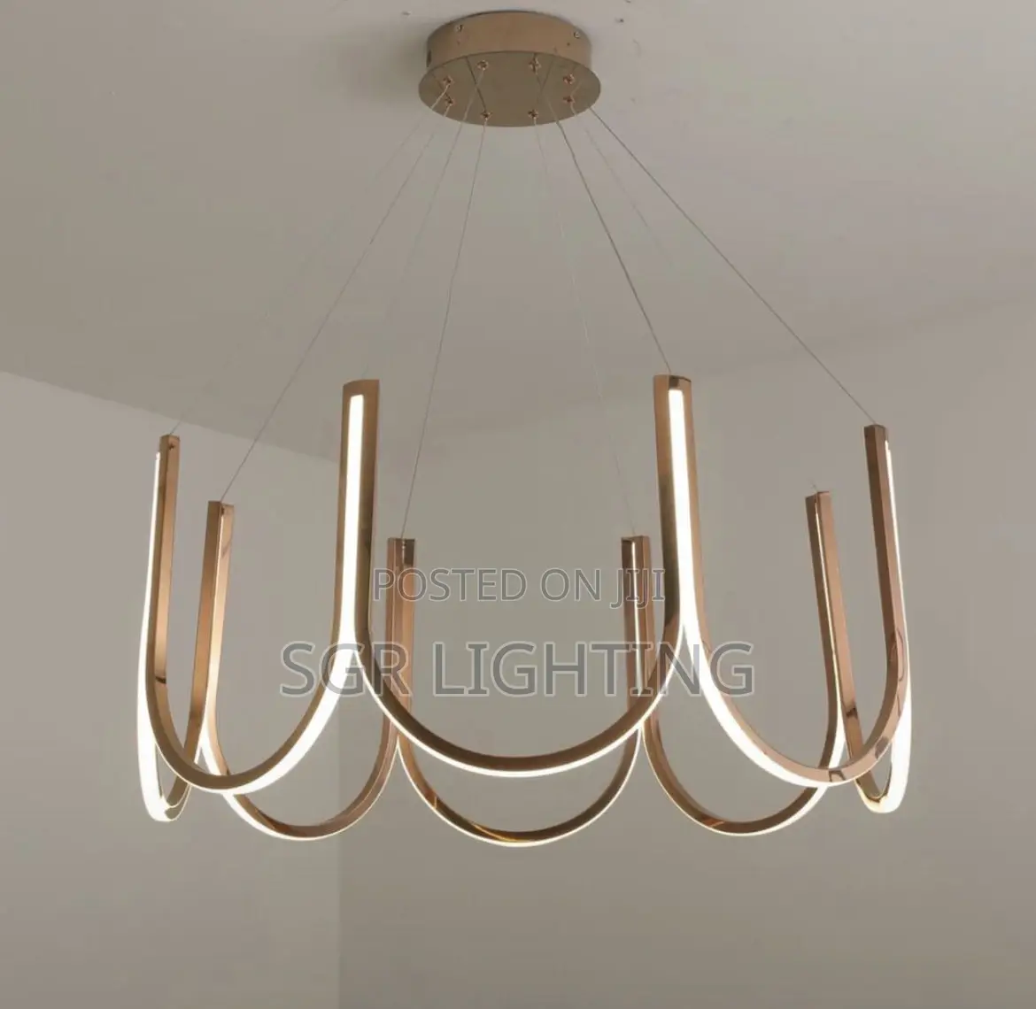 Modern Led Pendant Modern Lights Nordic Minimalist U Shape Chandeliers