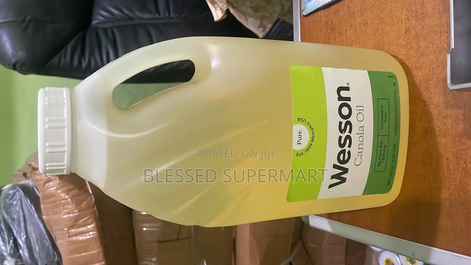 Wesson Canola Oil -Original Us (Zero Trans Fat/Cholesterol Free)