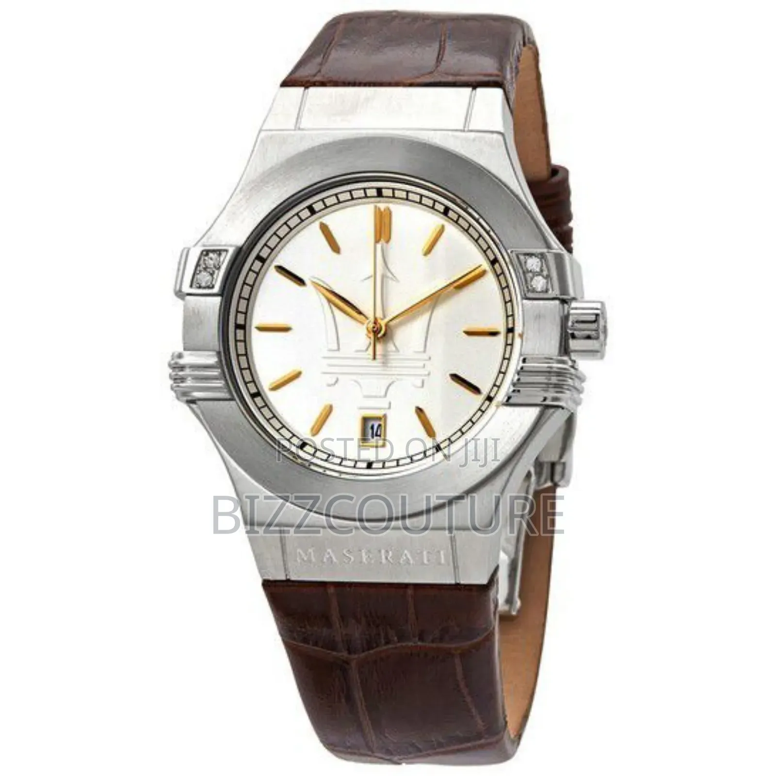 Original Maserati Leather Strap Watch Available in Store