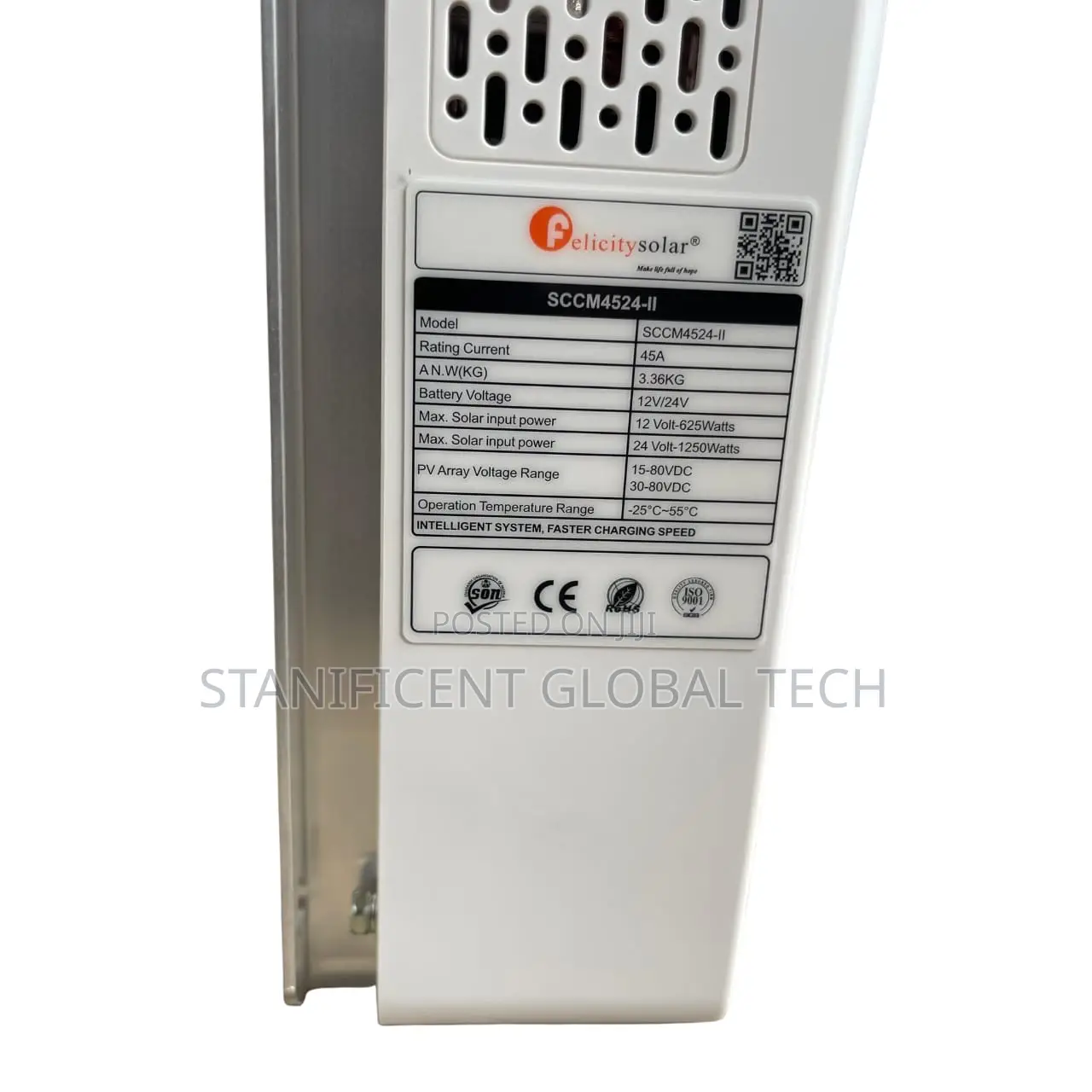 Felicity MPPT 12v-24v/45a Solar Charge Controller