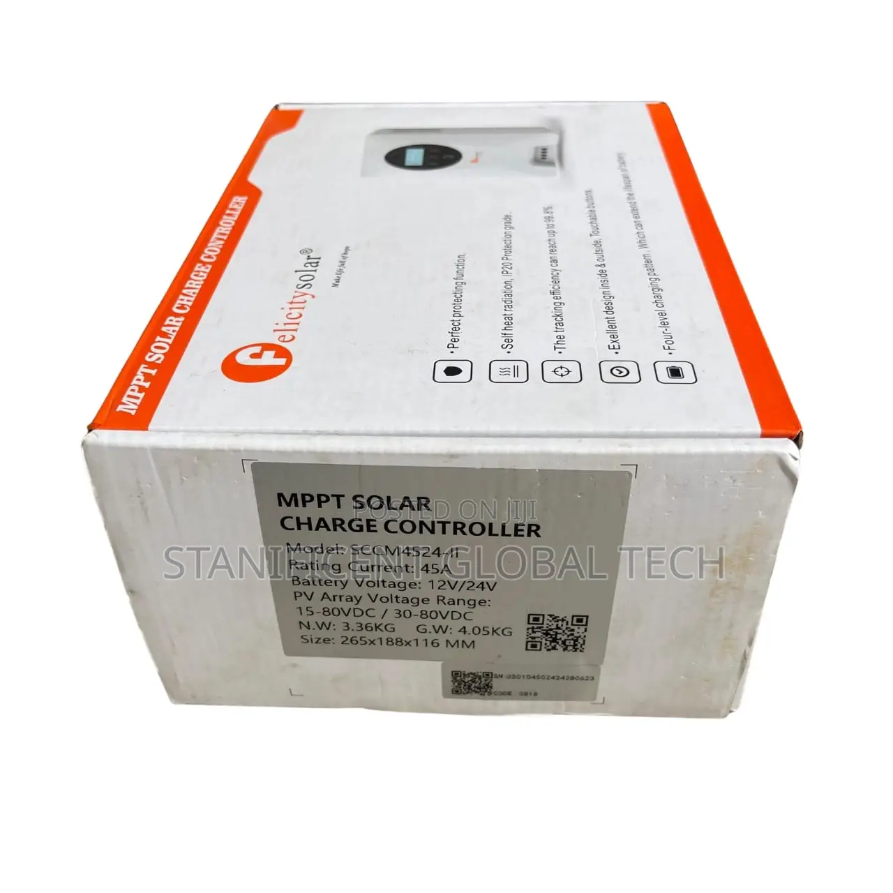 Felicity MPPT 12v-24v/45a Solar Charge Controller