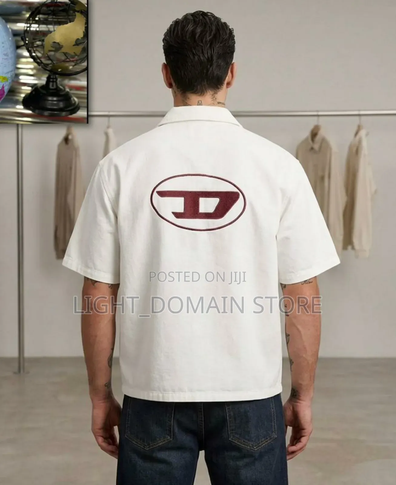 Luxury Short Sleeve Jean Shirts