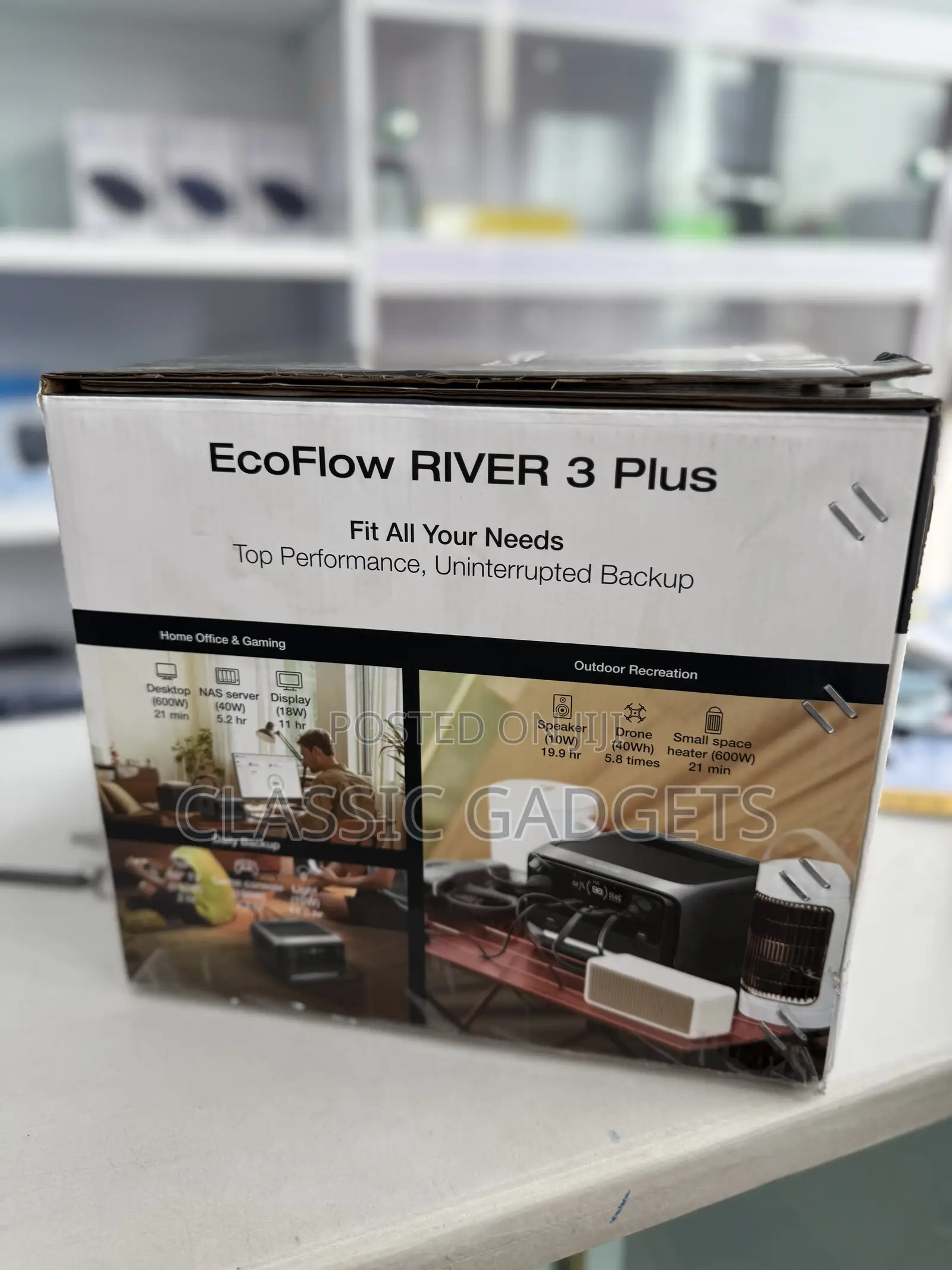 Ecoflow River 3 Plus 1200w/ 286wh Solar Battery / Power Station
