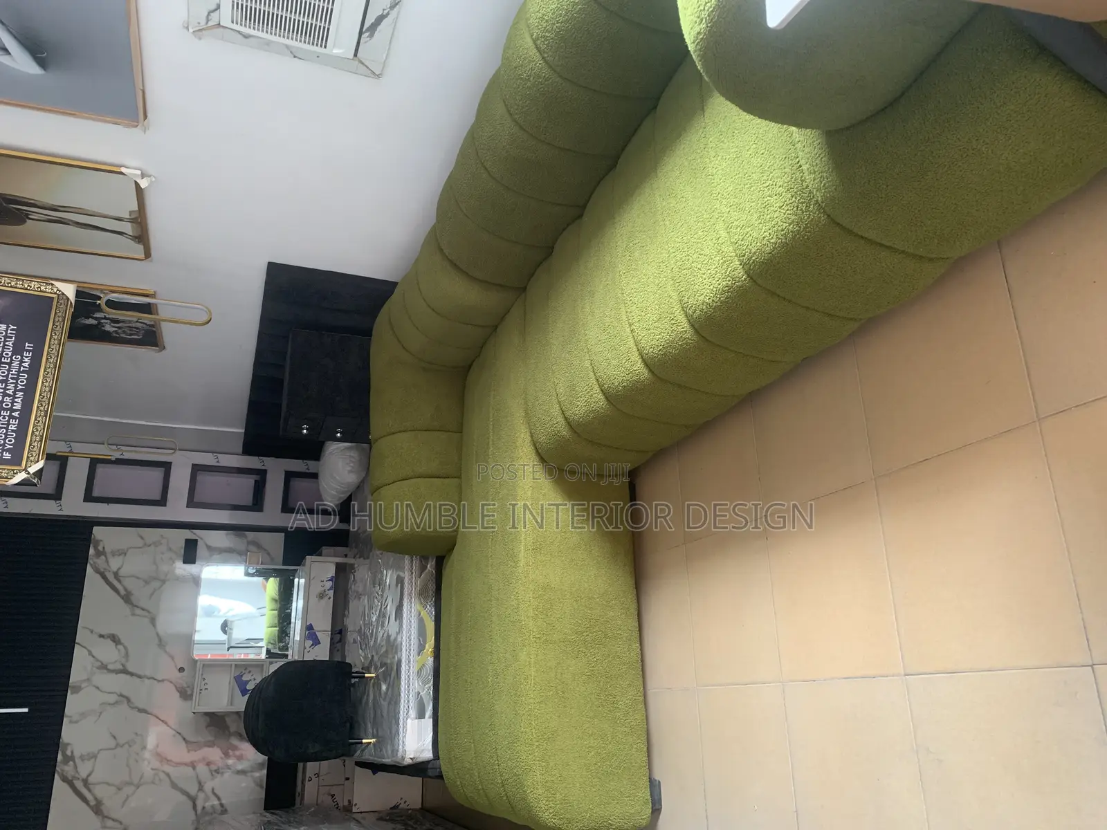 Green Bubble Sofa L Sharp