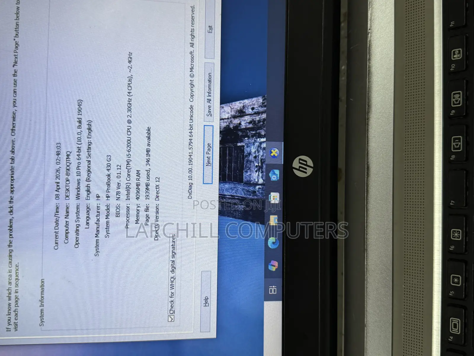 Laptop HP 430 G3 6GB Intel Core i5 HDD 500GB