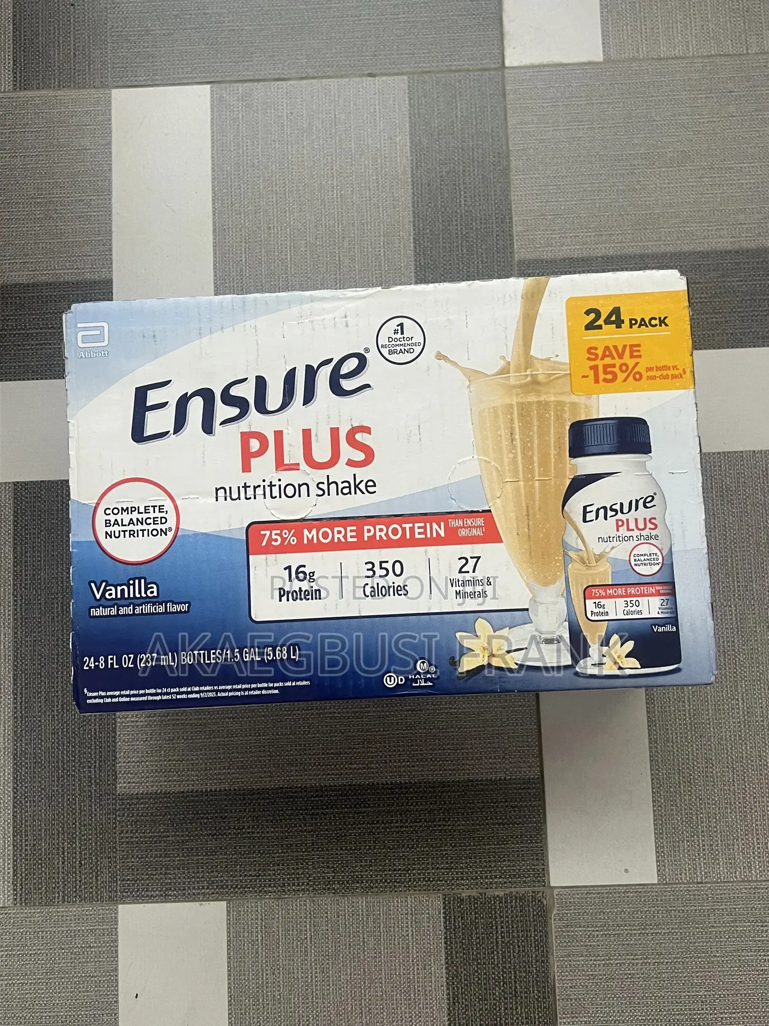 Ensure Plus Nutrition Shake by 24