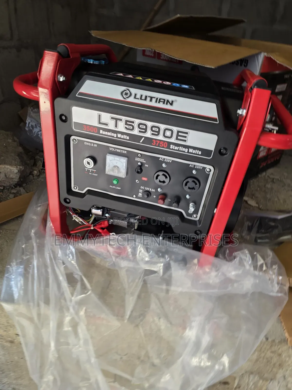 Lutian Petrol Generator Model Lt5990e 100%Copper Coil 4.5kva