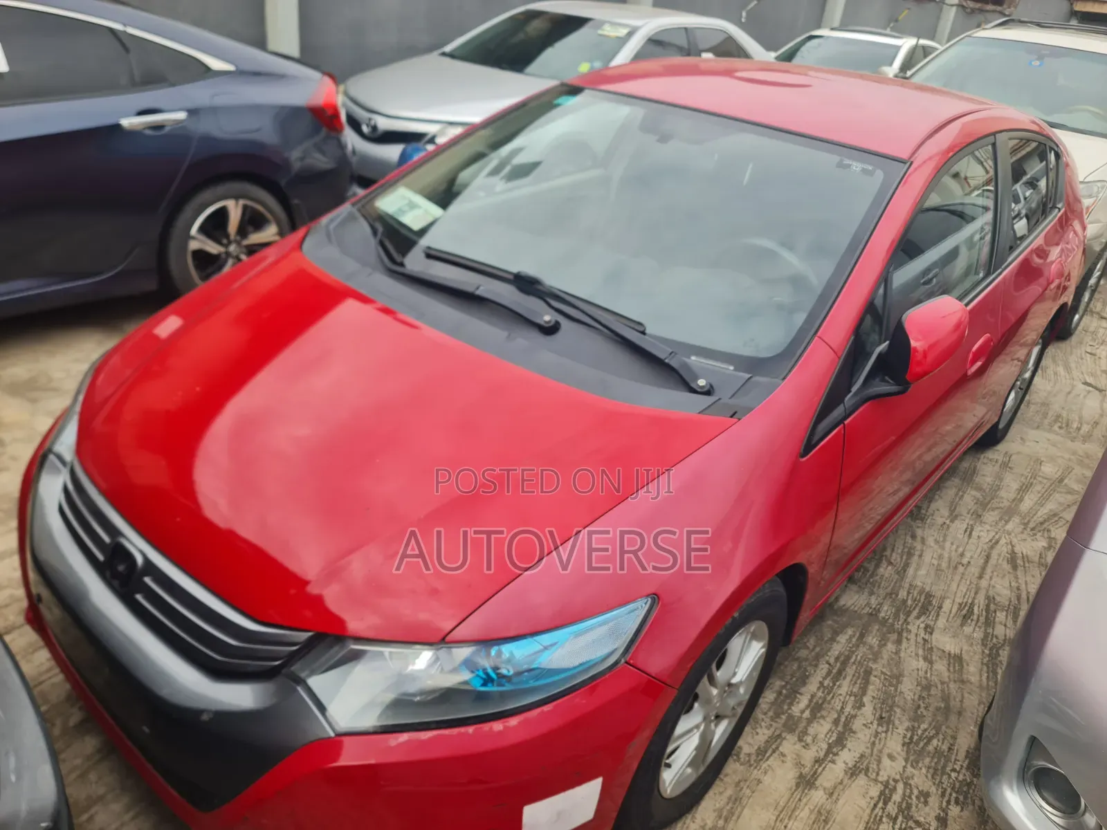 Honda Insight Hybrid 2013 Red