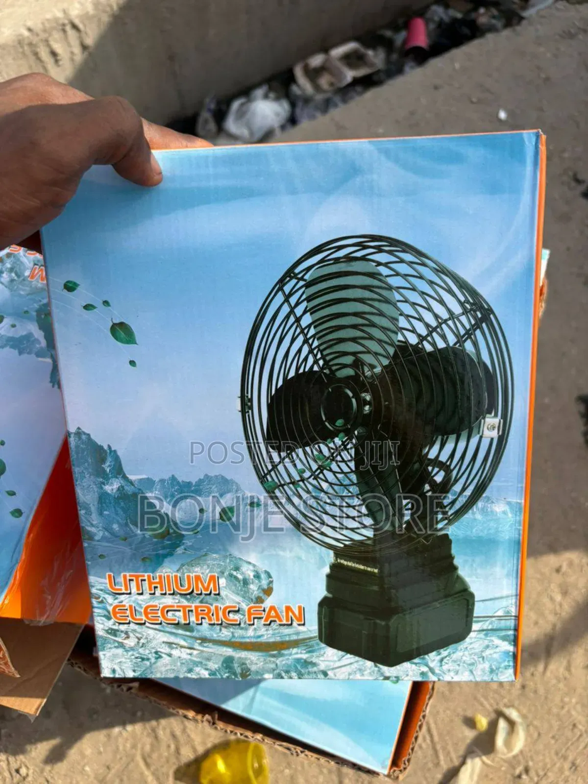 Rechargeable Lithium Electric Fan – Portable Fan With Extra Battery