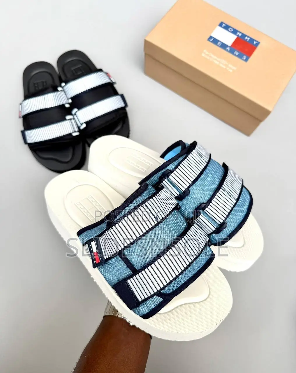 Tommy Hilfiger Tech Strap Slides