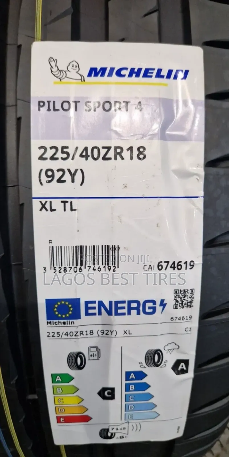 Brand New: Michelin Pilot Sport 4 (225/40zr18) – Pair Available!