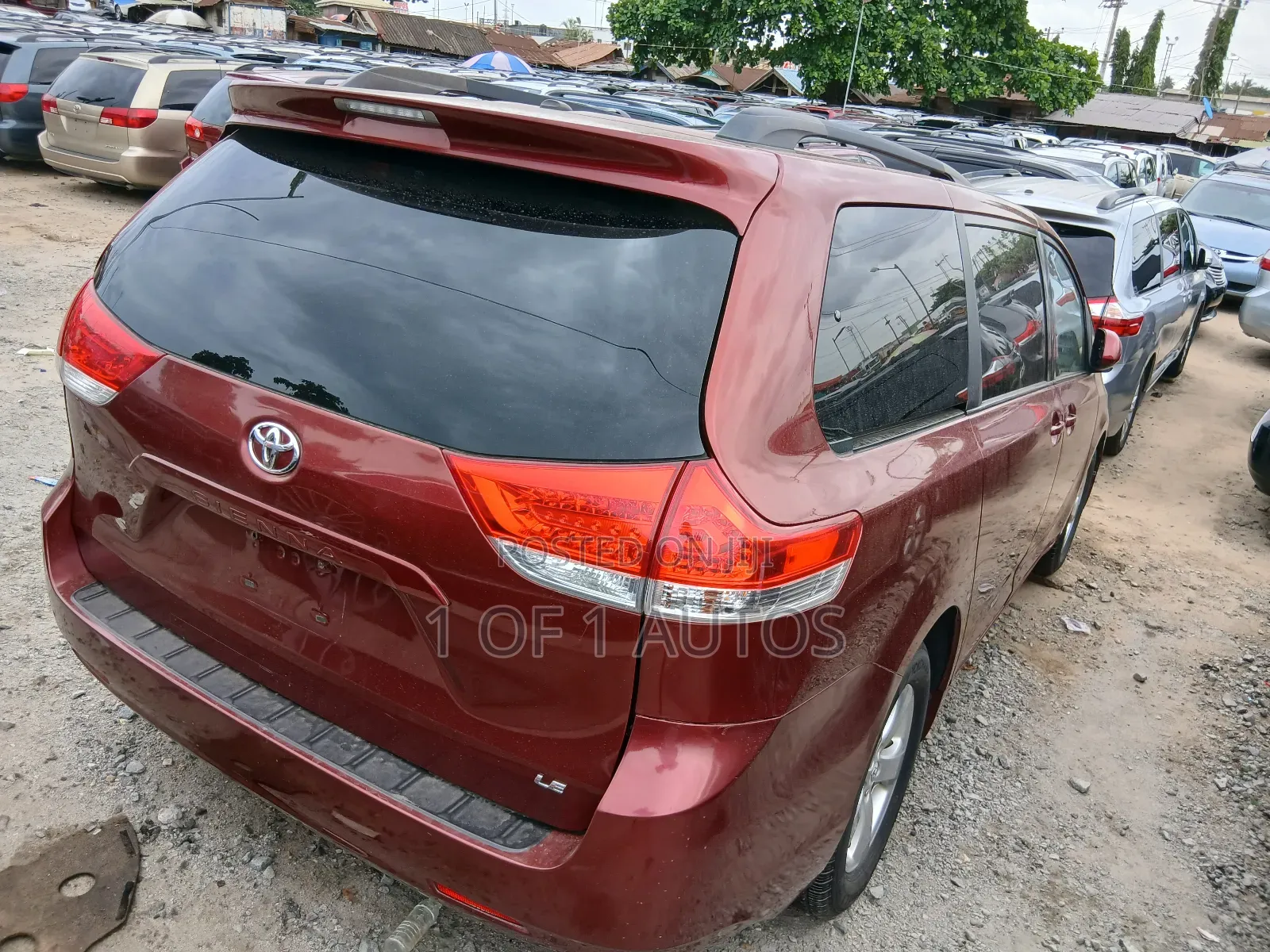Toyota Sienna LE 7 Passenger 2011 Red