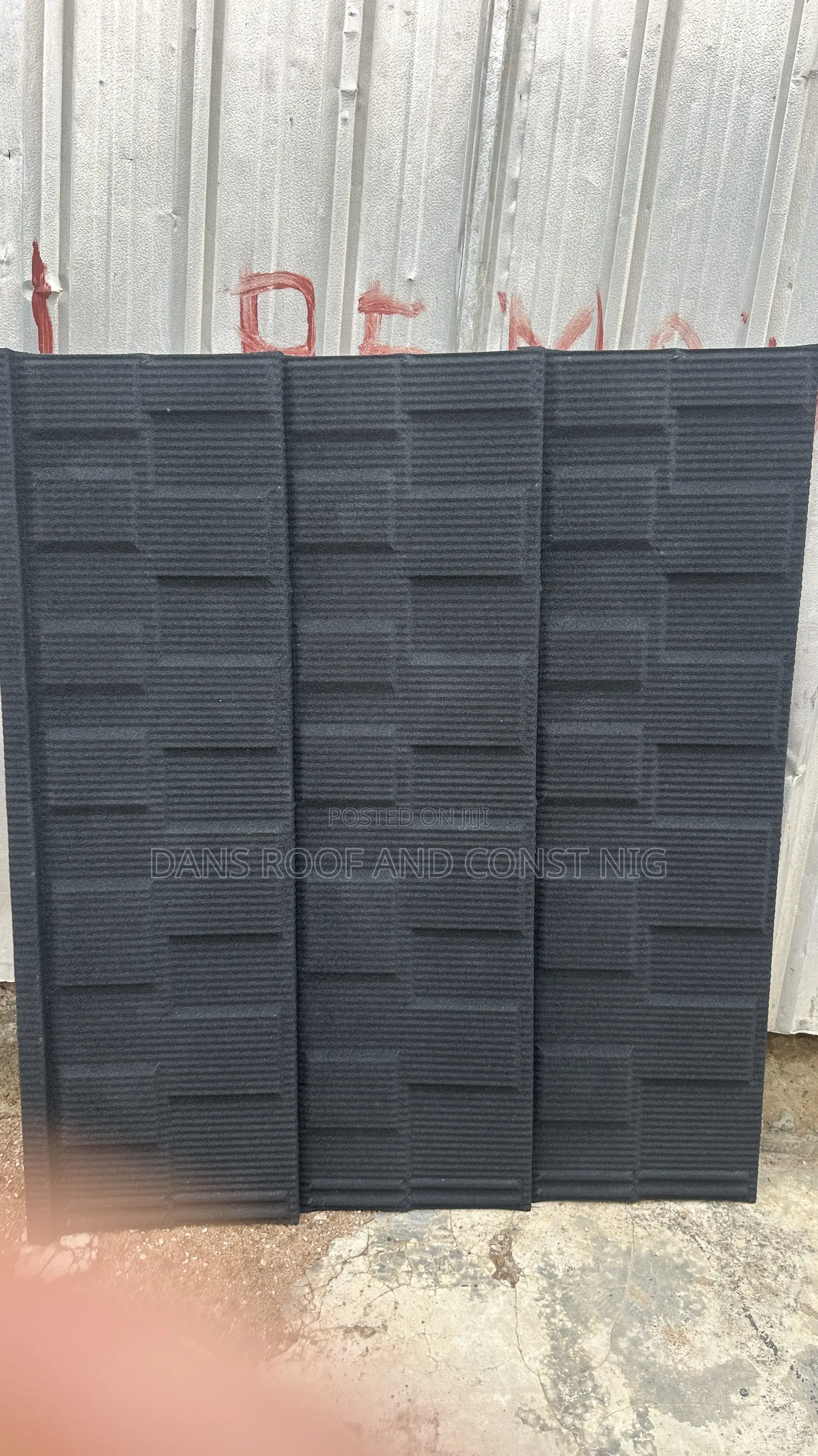 Pure Black Shingle Roofing Tiles Korea Product