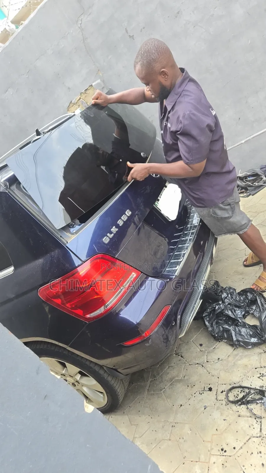 Glk350 Back Windscreen Glass Available Installed at Chimatex