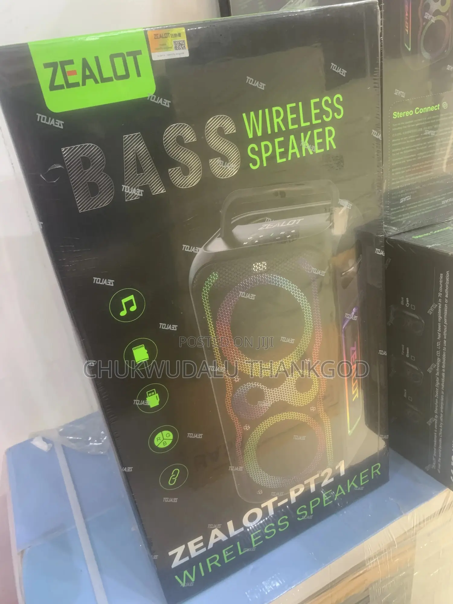 Zealot Pt21 200w Powerful Wireless Party Speaker for Outdoor
