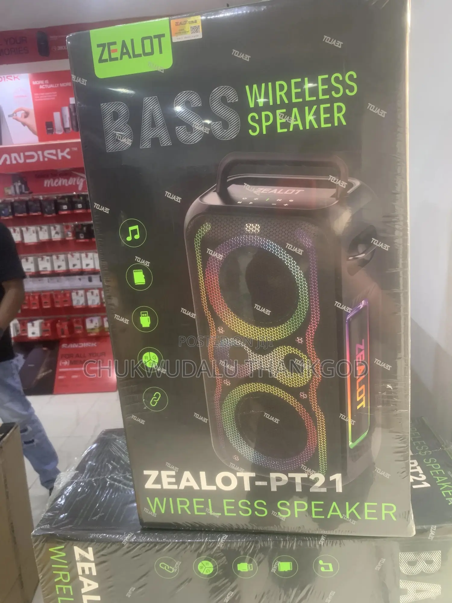 Zealot Pt21 200w Powerful Wireless Party Speaker for Outdoor