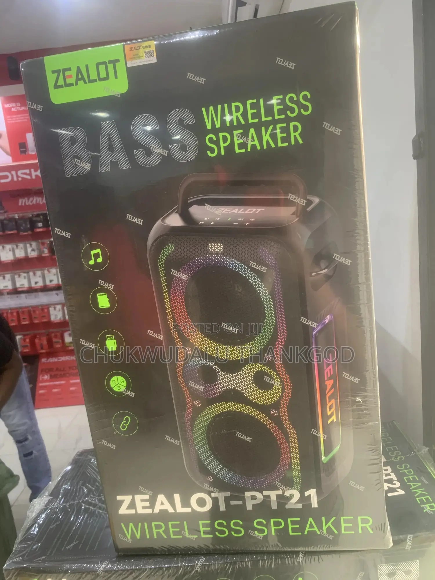 Zealot Pt21 200w Powerful Wireless Party Speaker for Outdoor