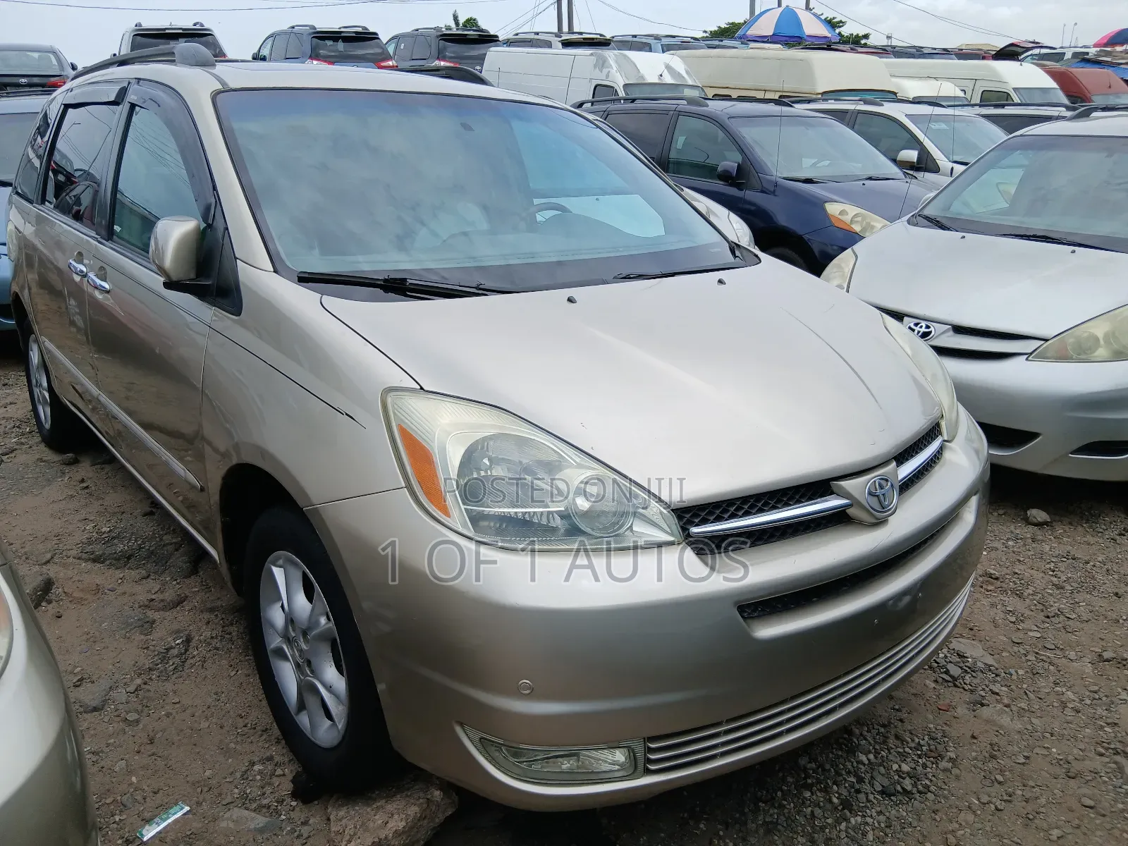 Toyota Sienna XLE AWD (3.3L V6 5A) 2004 Gold