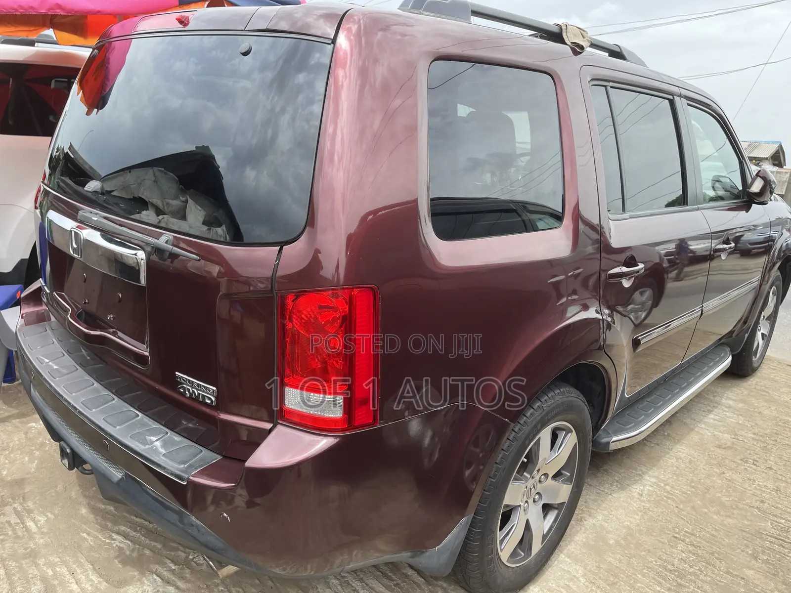 Honda Pilot Touring w/RES/Navi 4WD (3.5L 6cyl 5A) 2012 Maroon