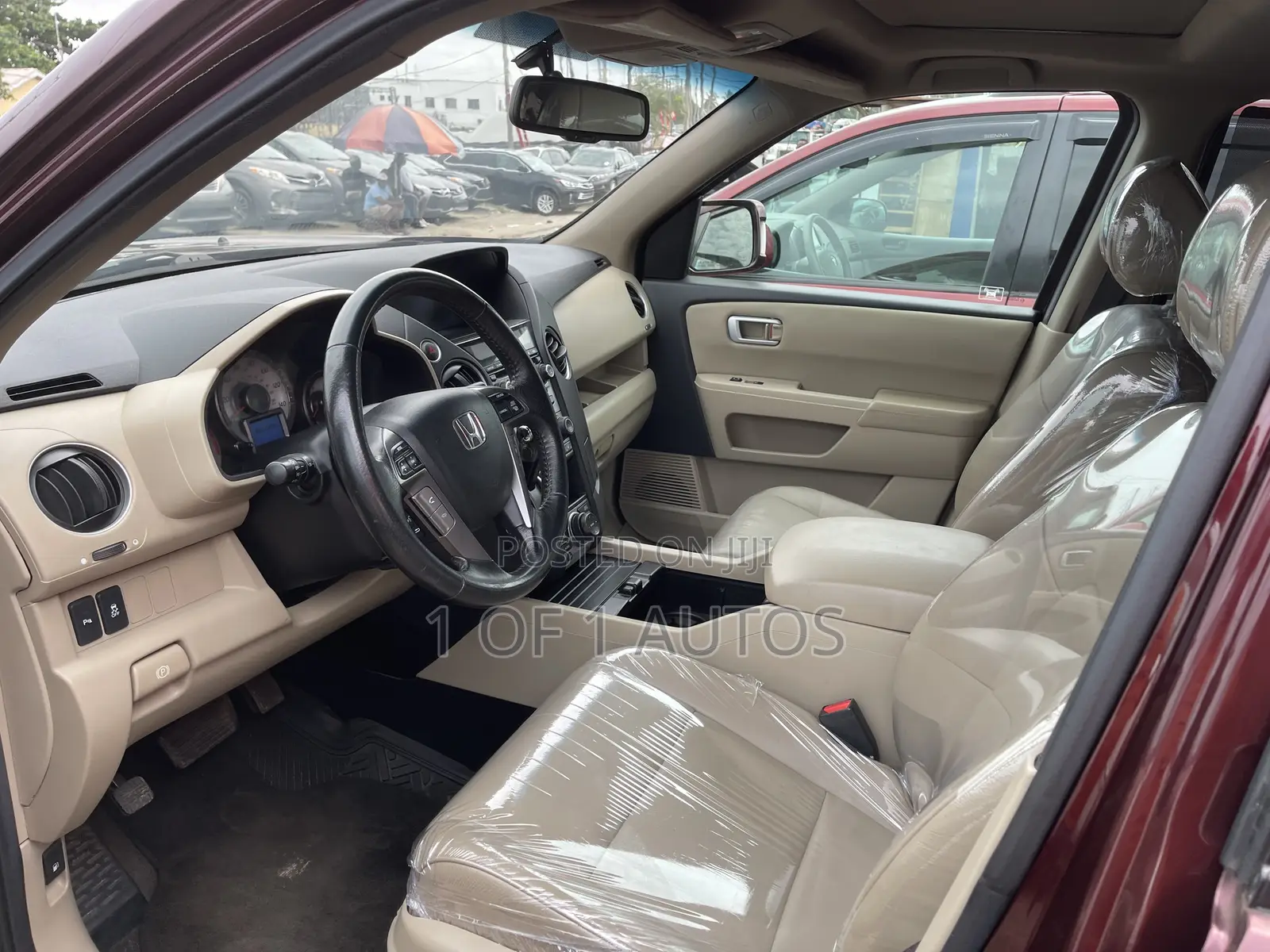 Honda Pilot Touring w/RES/Navi 4WD (3.5L 6cyl 5A) 2012 Maroon
