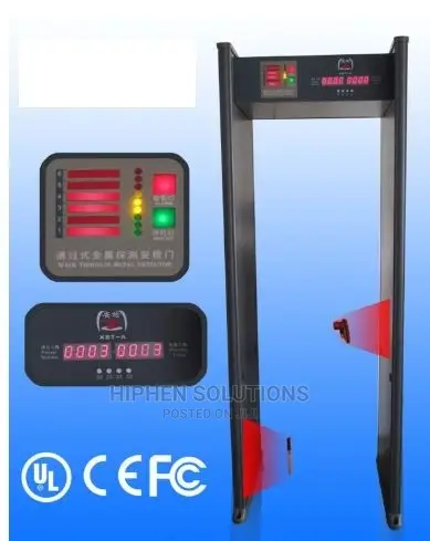 Anti Interference Security Check Walk Through Door Metal Detector Automatically Calibration