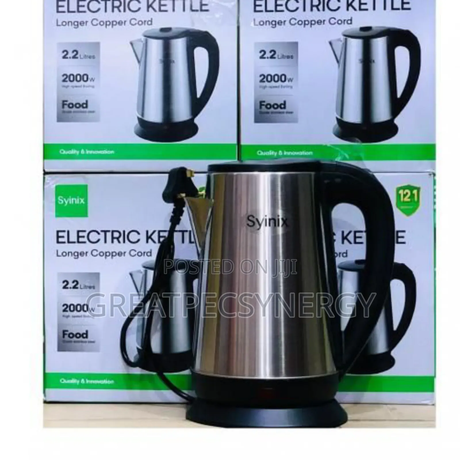 Syinix Electric Kettle 2.2 Liter