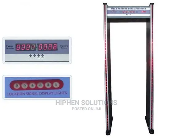 Electronic Front and Back Walk Through Metal Detector Door