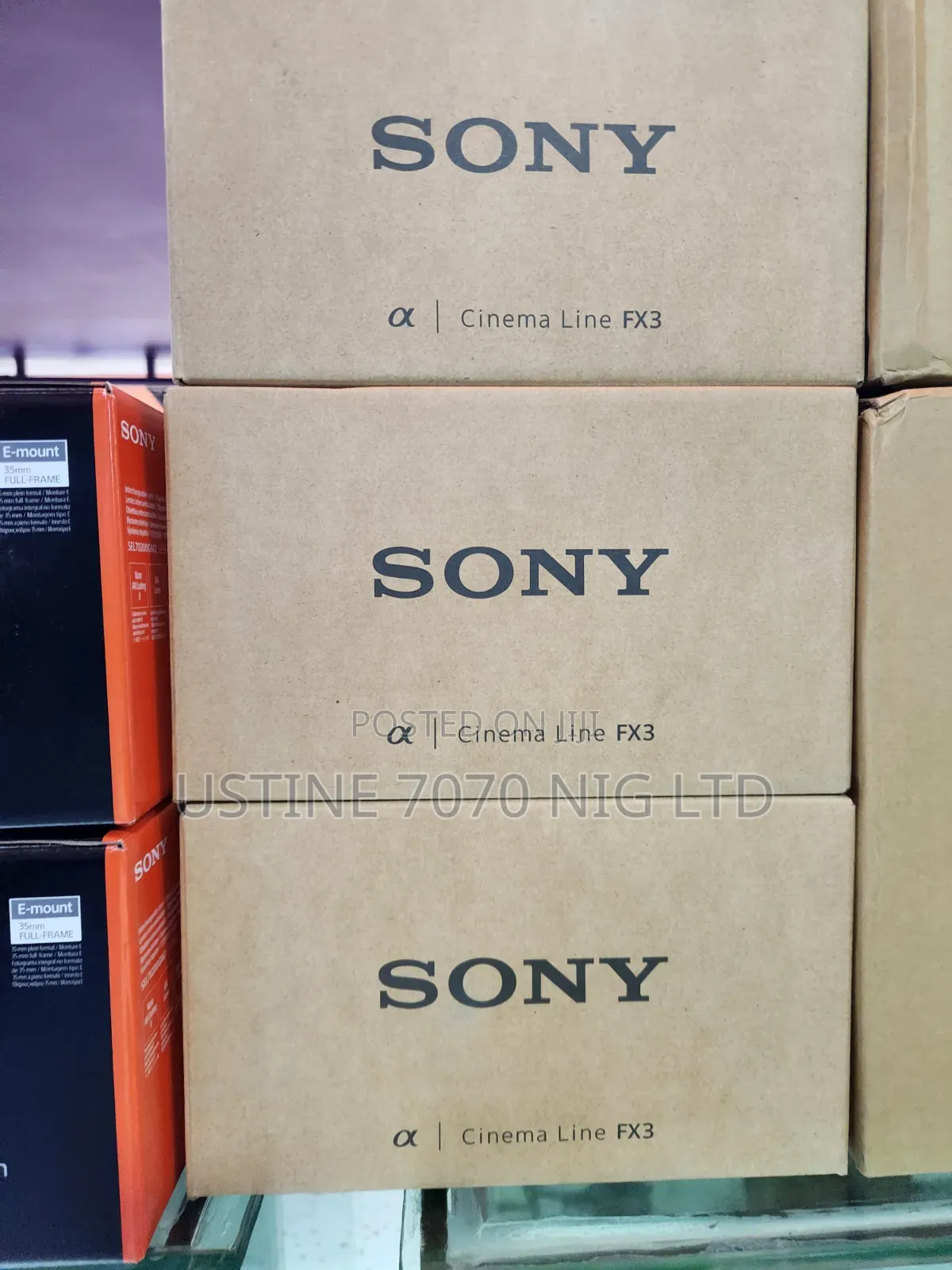 Fx3 Sony Video Camera (New)