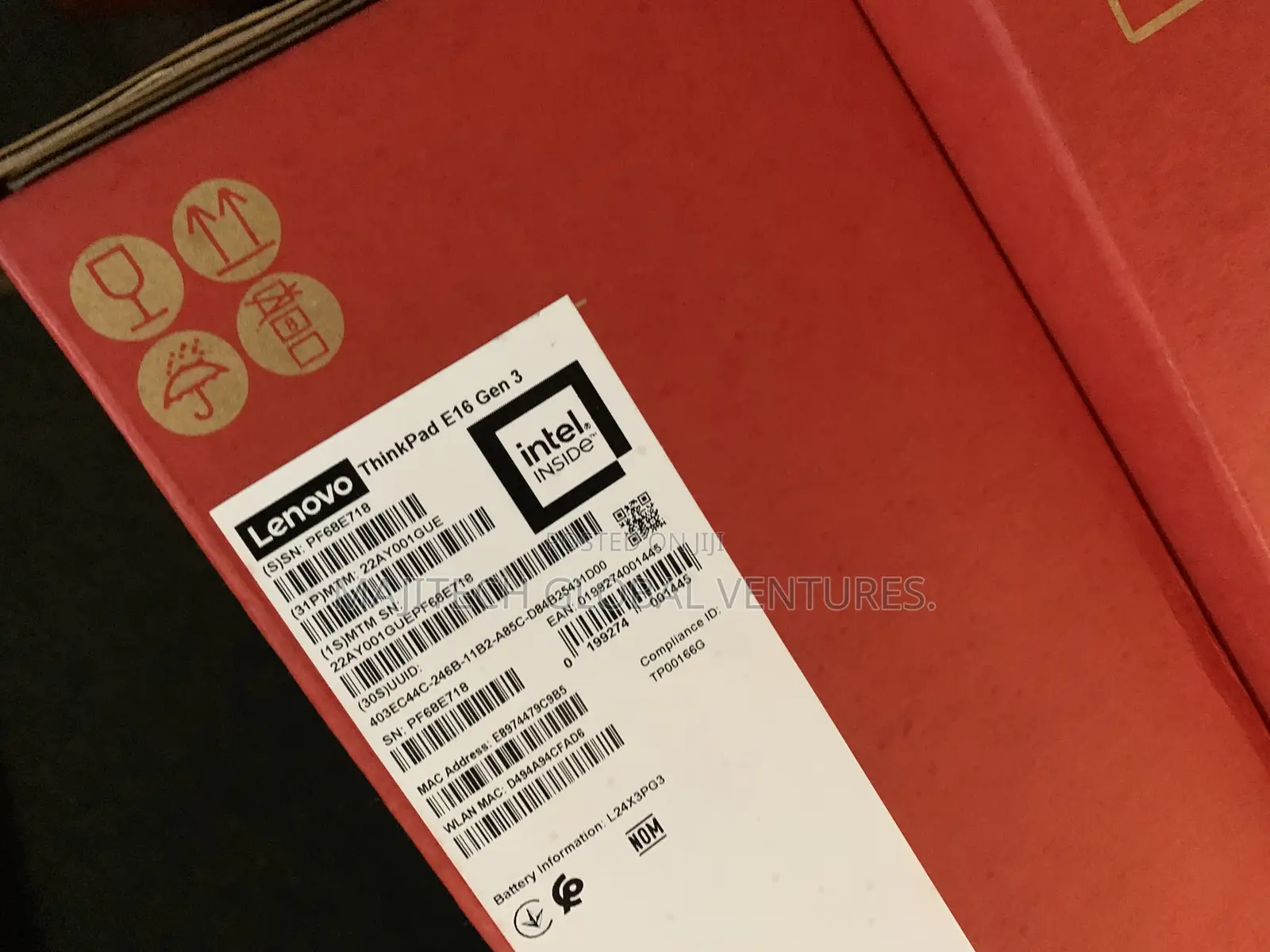New Laptop Lenovo 16GB Intel Core Ultra 7 SSD 512GB