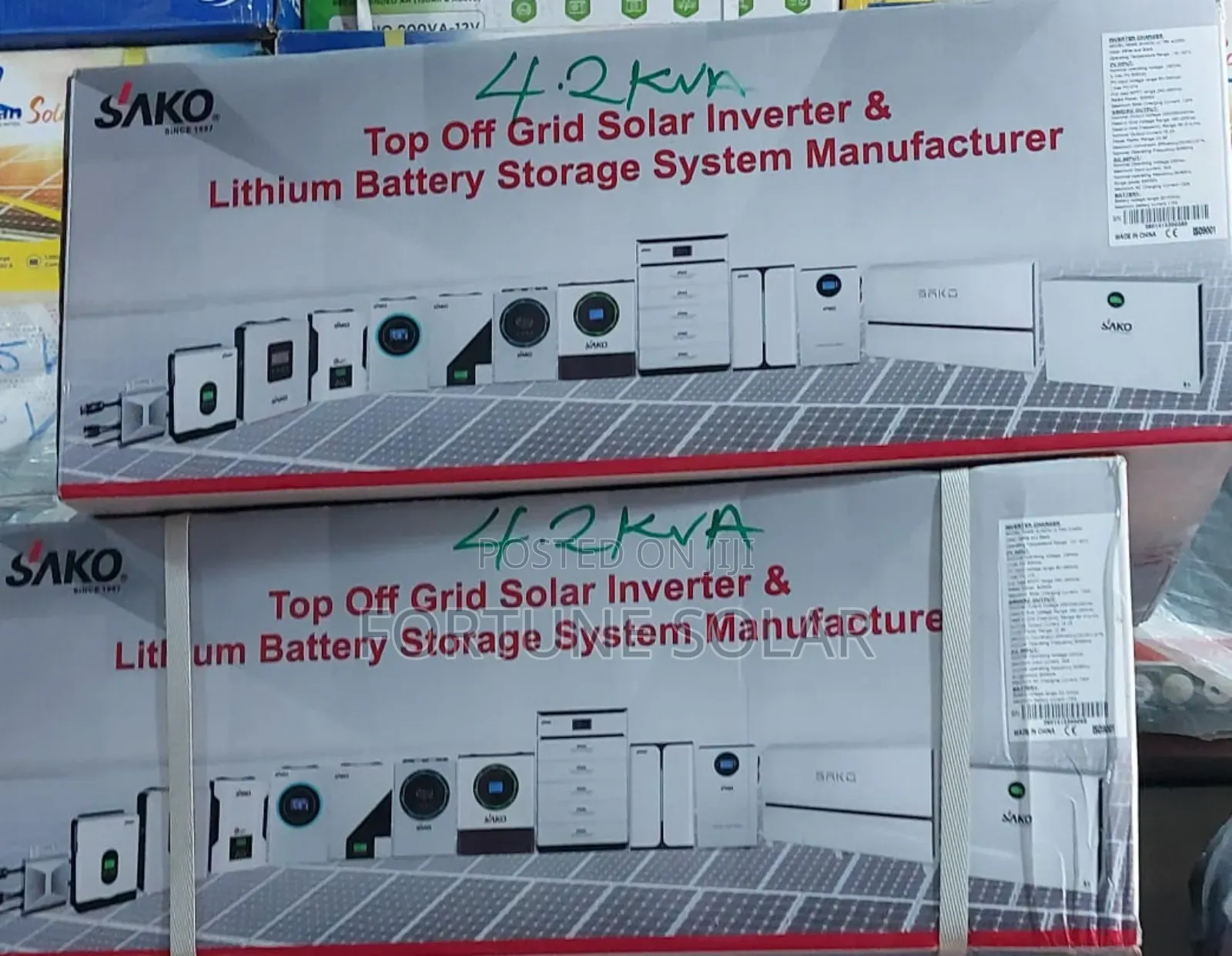 Sako 4.2kva Hybrid Inverter Transformer Less With Digital Display
