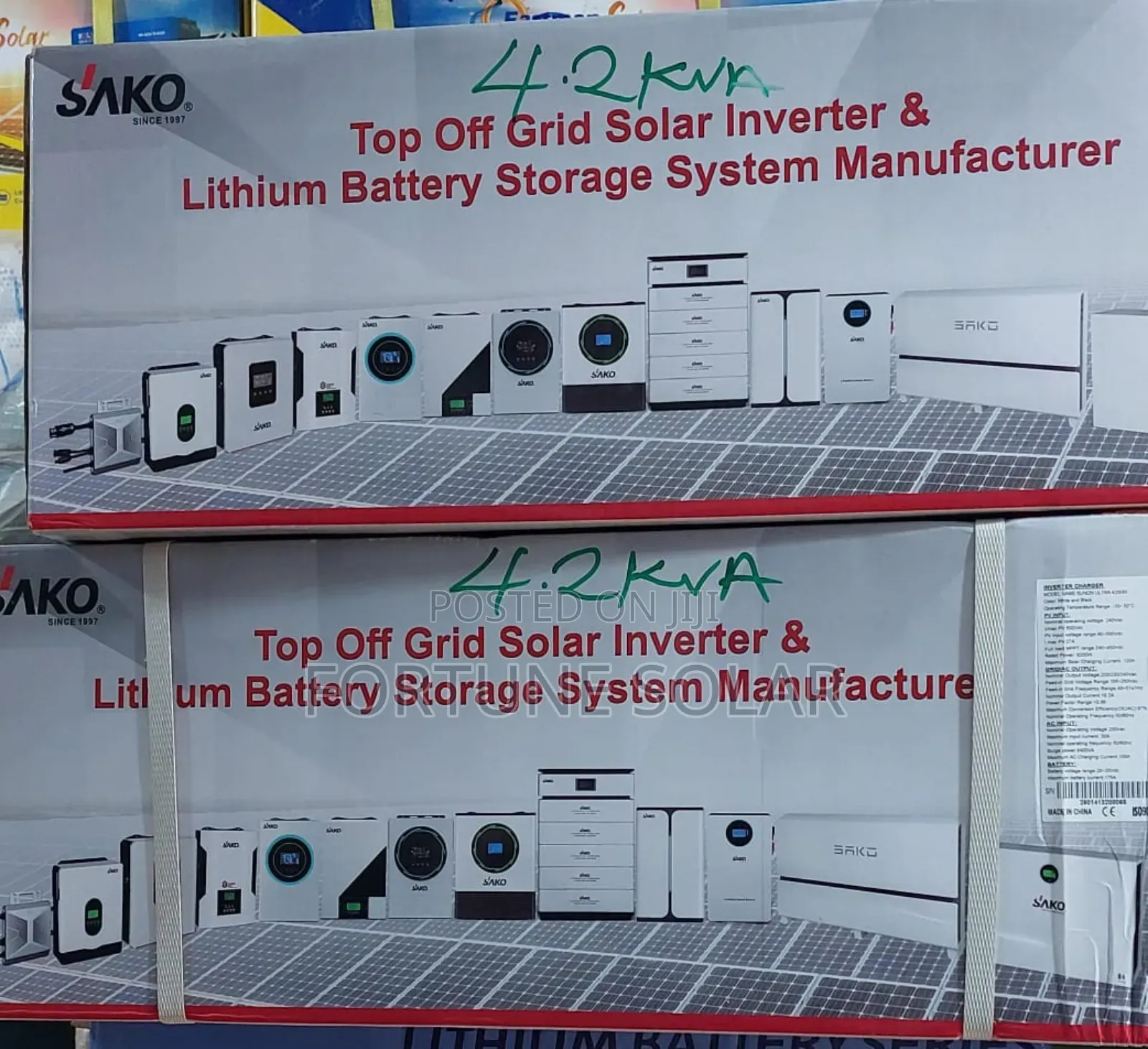 Sako 4.2kva Hybrid Inverter Transformer Less With Digital Display