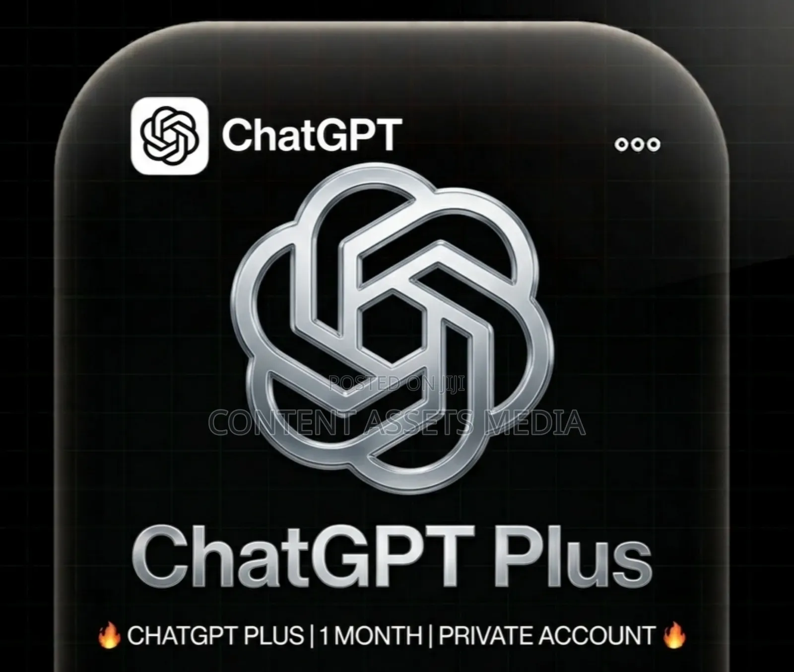 ChatGPT Version 5.6 + Codex – Personal Account. (1 Month)