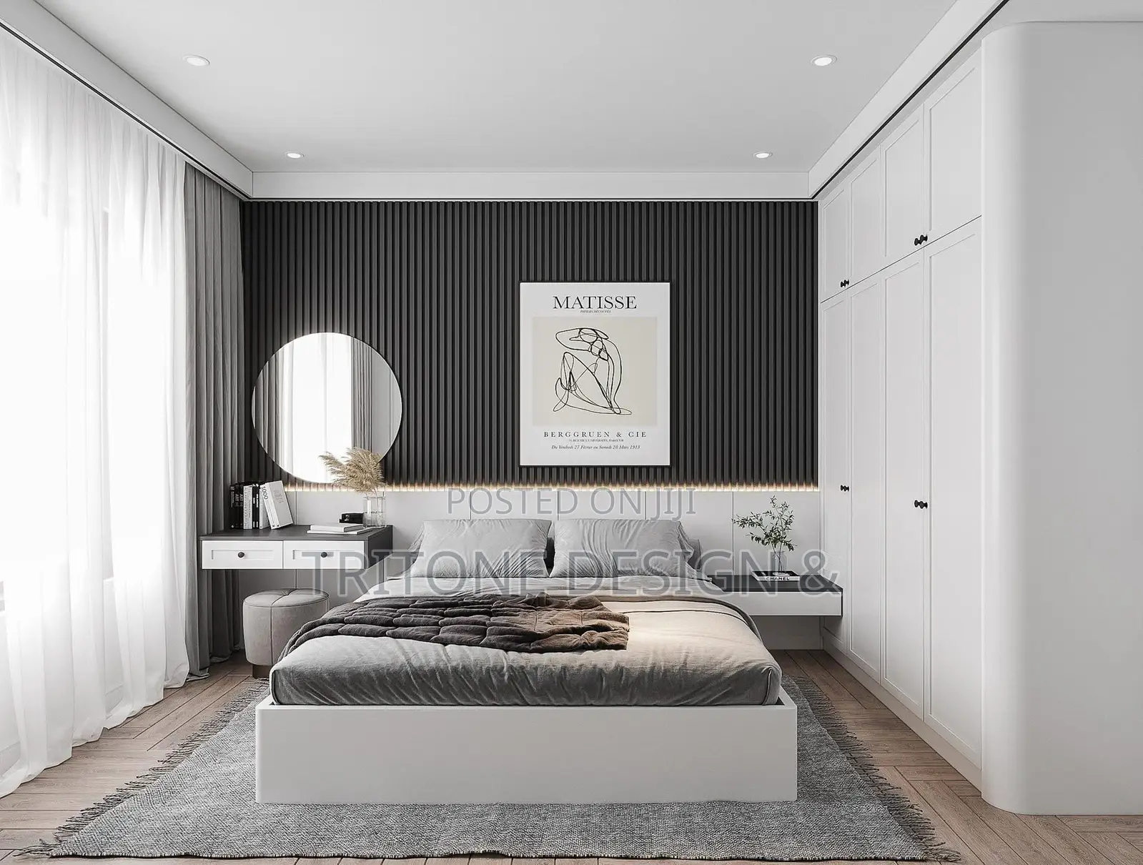 Luxury Bedroom Interior Design Visualization Animation