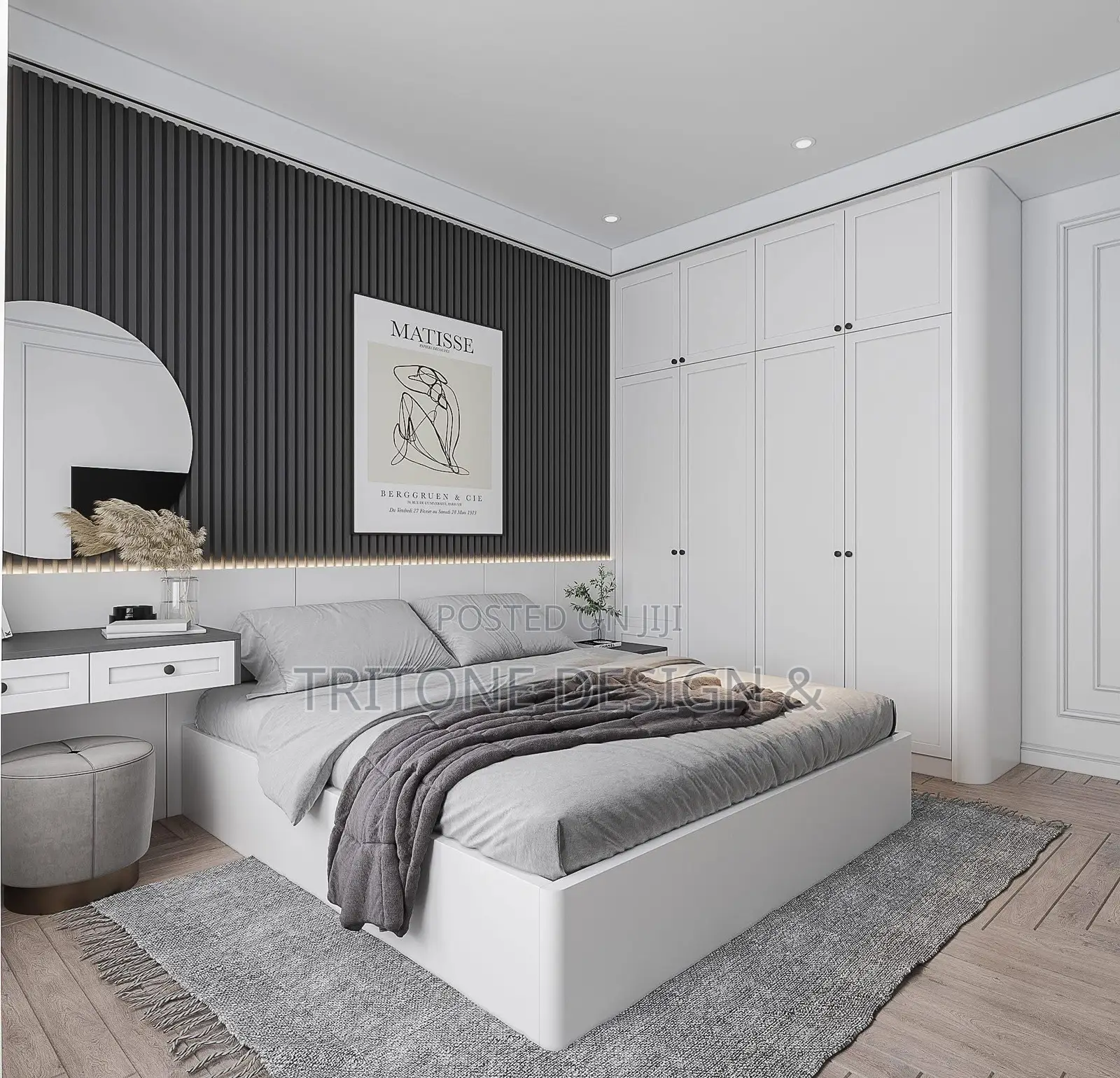Luxury Bedroom Interior Design Visualization Animation