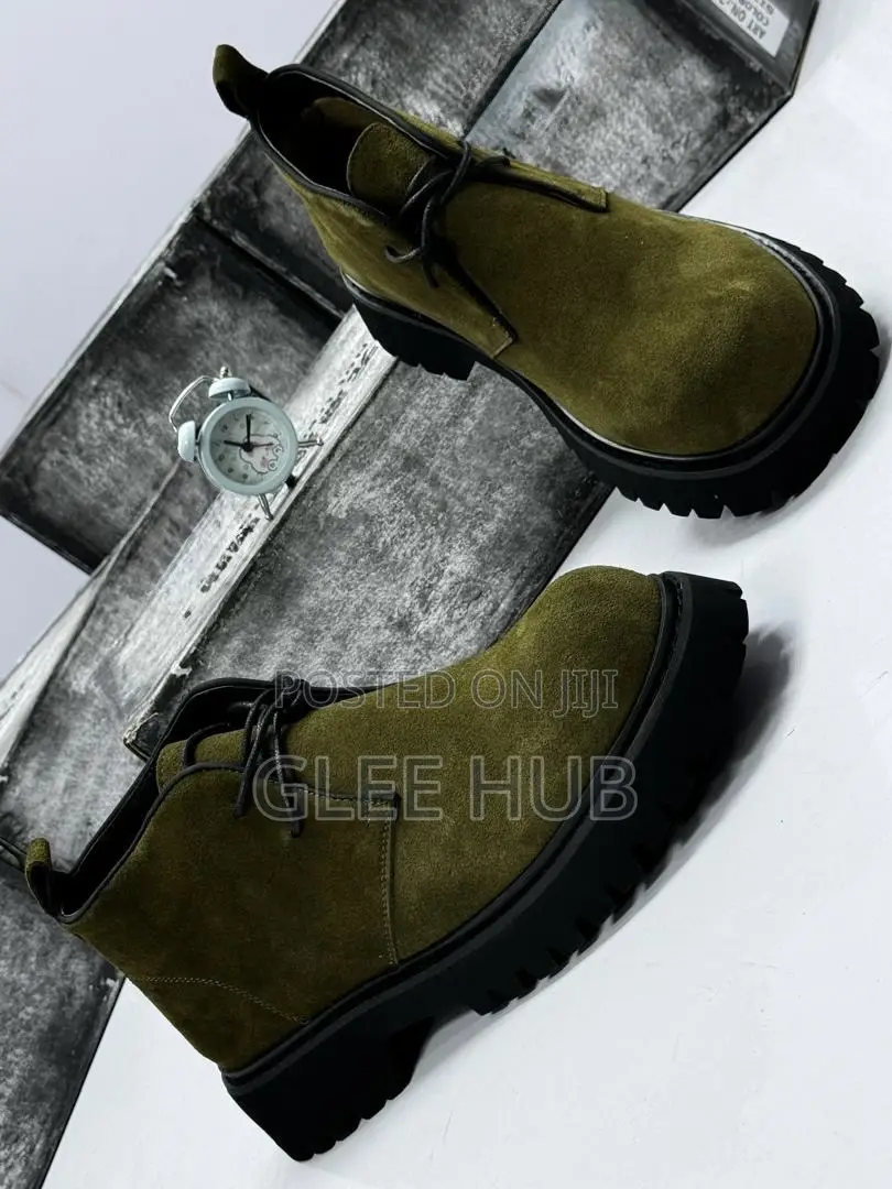 High Ankle Suede Boots