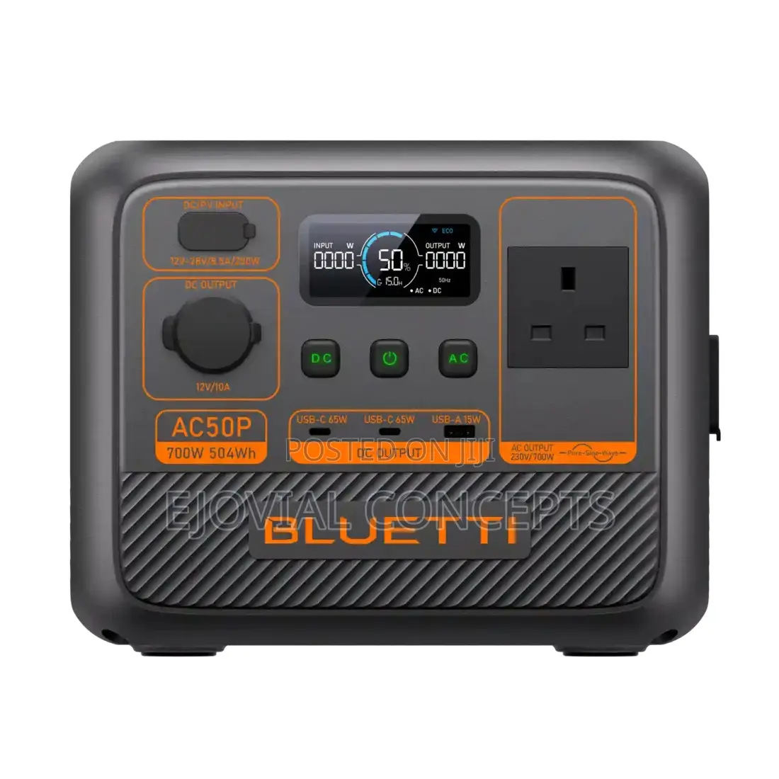 Bluetti Ac50p 700w 504wh Portable Power Station