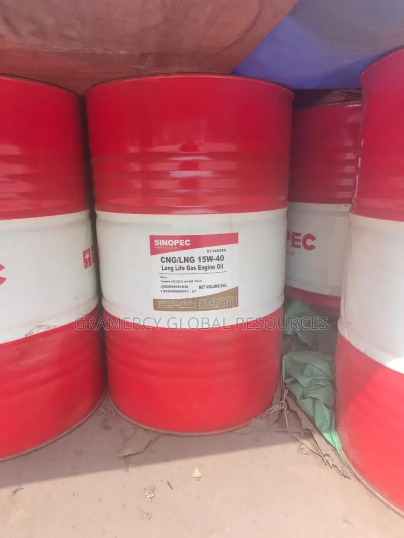 Sinopec CNG/LNG 15w-40 Long Life Gas Engine Oil